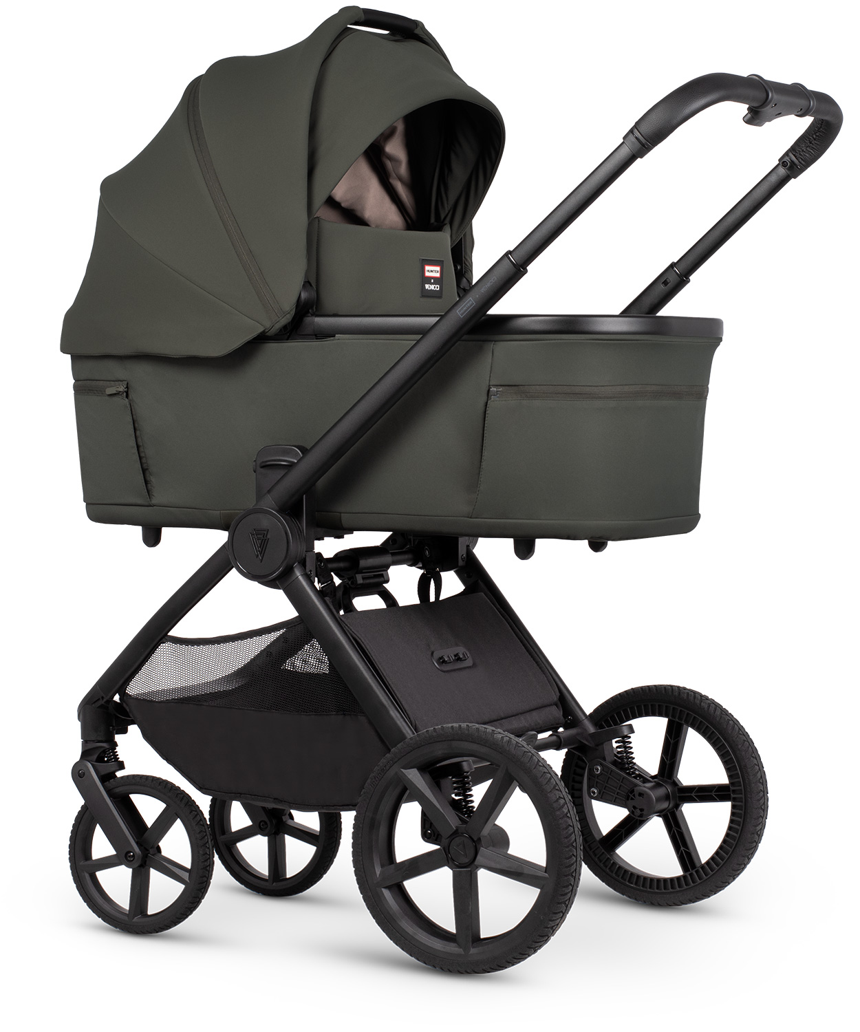 Venicci-Upline-3-Hunter-Dark-Olive-Carrycot-1